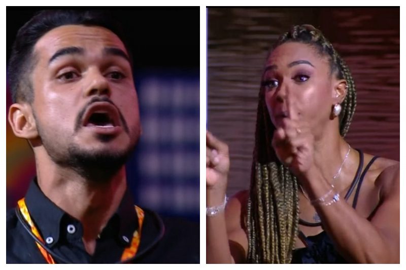 João Gabriel e Aline trocaram farpas no BBB 25