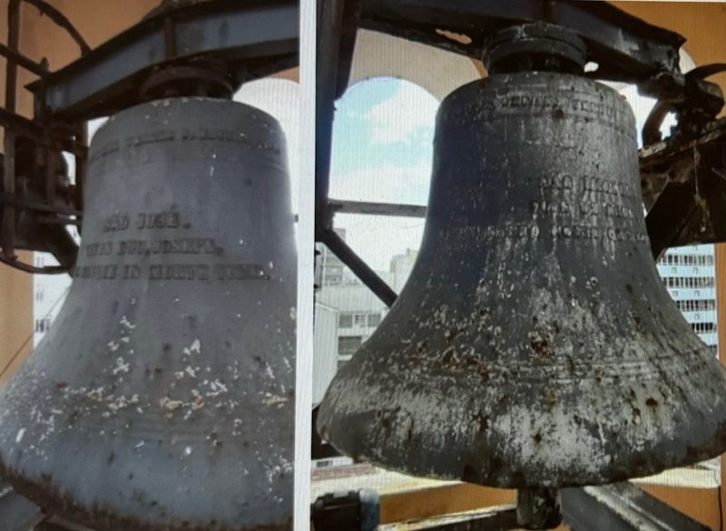 Sino da catedral, doado pelo Imperador D. Pedro 2&ordm;, vai passar por restaura&ccedil;&atilde;o – Foto: Divulga&ccedil;&atilde;o/ND