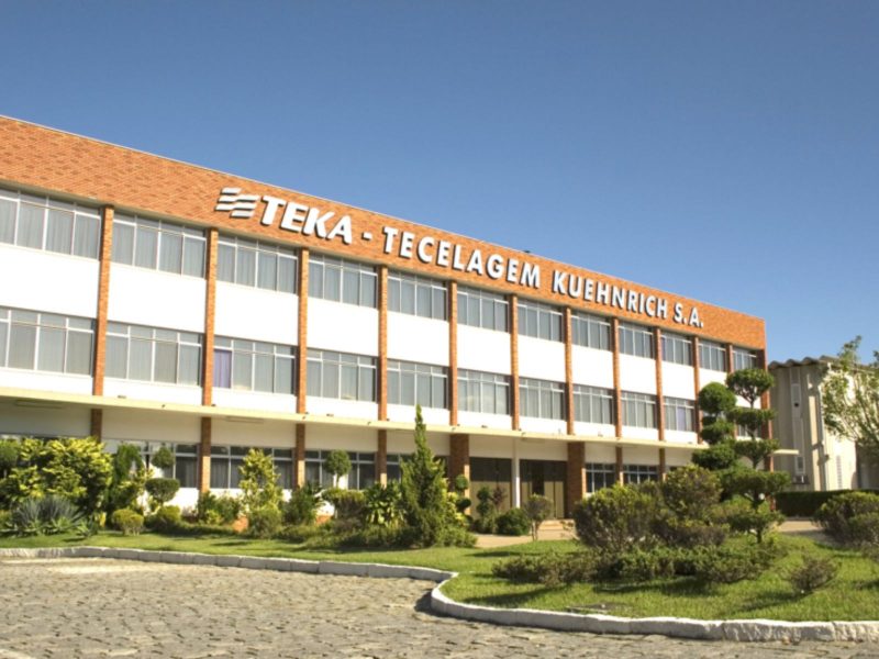 Sede da Teka, empresa do setor têxtil de Blumenau 