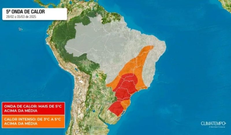 Calor intenso vai atingir SC durante o Carnaval