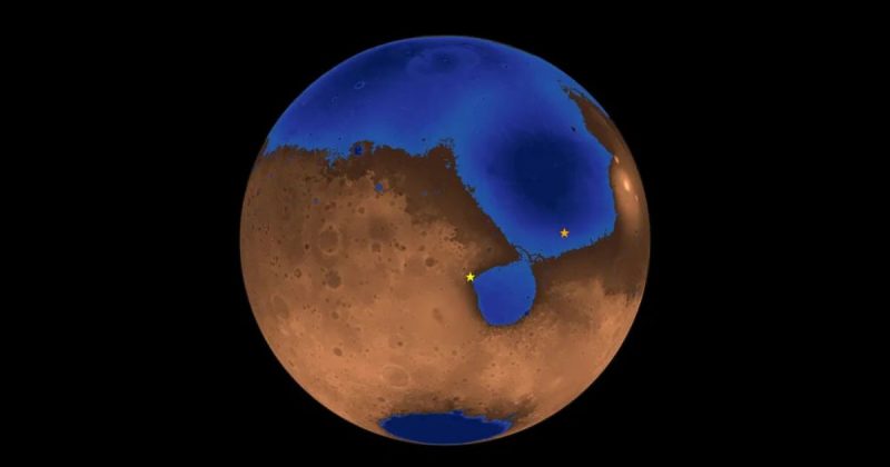 Descoberta de indícios de água e vida em Marte