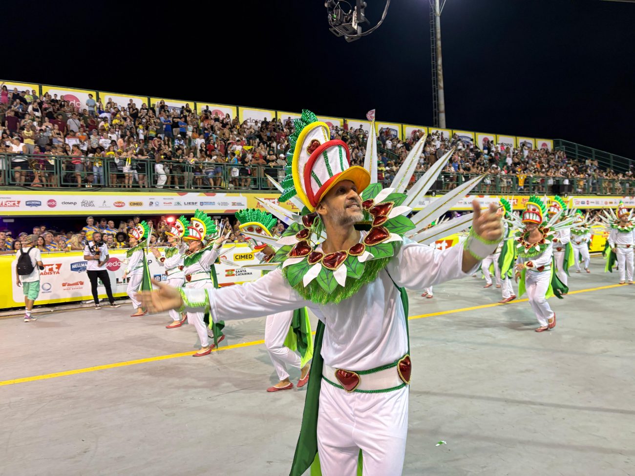 Ala da União da Ilha da Magia no Carnaval 2025 - Vivian Leal/ND