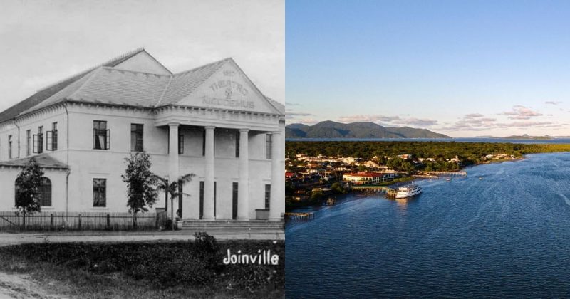 Joinville 174 anos: fotos mostram como eram empresas e locais da cidade antigamente Fotos de Joinville (SC) para comemorar os 174 anos da cidade