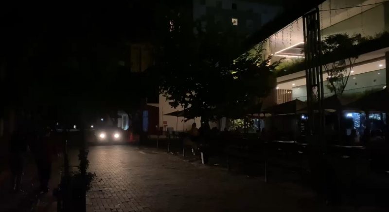 Blumenau ficou sem luz com apagão na noite desta sexta-feira (7)