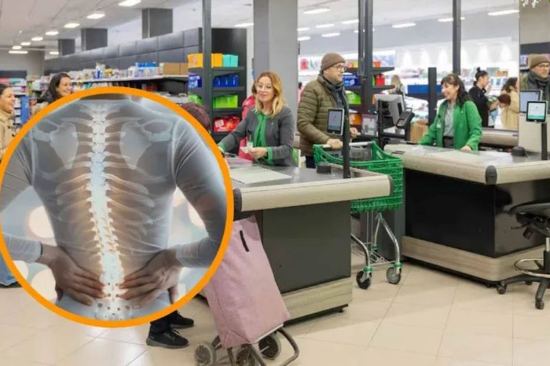 Imagem ilustrativa sobre trabalhadora de supermercado que conquistou aposentadoria