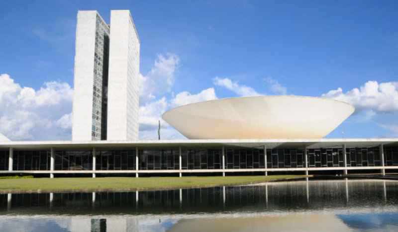 Exterior da Câmara dos Deputados, onde houve votação para projeto que destravaria orçamento secreto