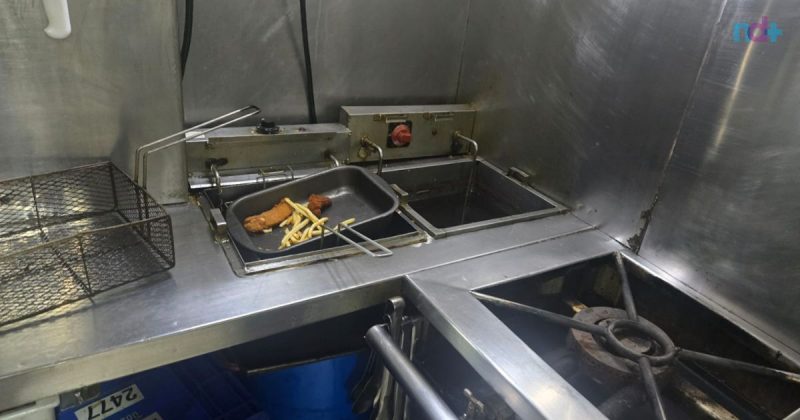 imagem mostra o restaurante marmita do trabalhador que foi interditado por falta de higiene em Itajaí