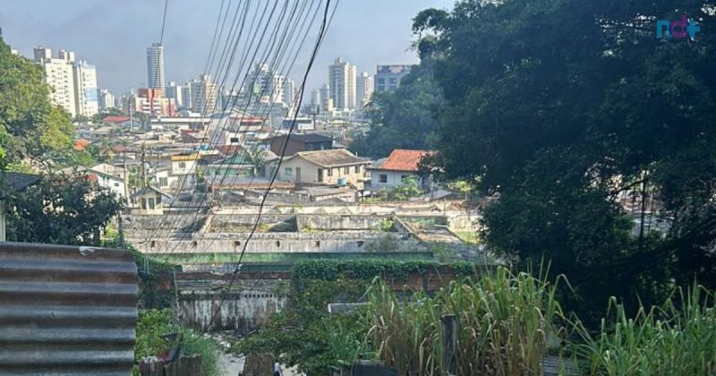 imagem mostra área do antigo presídio feminino de Itajaí