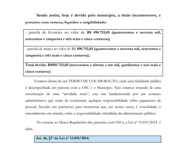 Restaurante Popular de Florianópolis e o que a entidade alega que a PMF deve