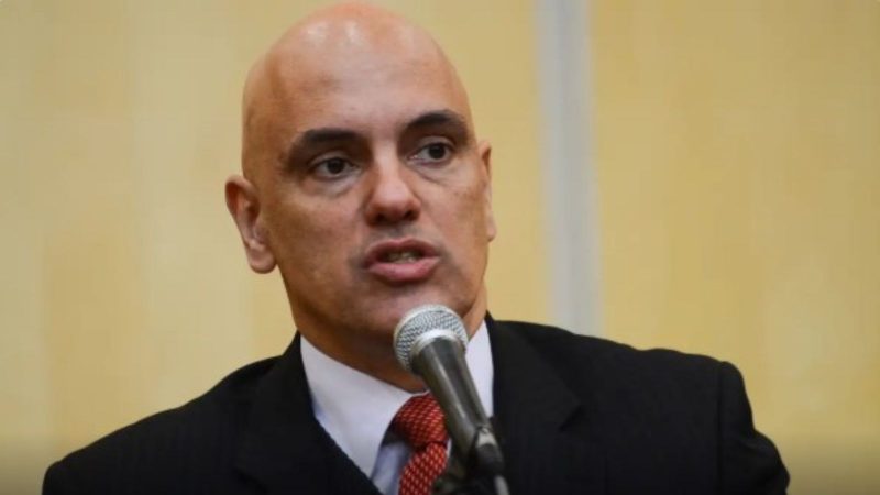 na foto aparece Alexandre de Moraes, alvo da carta a Donald Trump que deputados mandaram