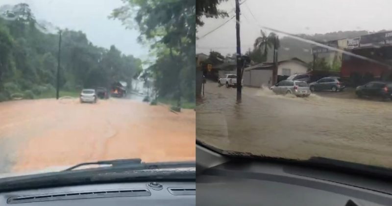 Chuva em Joinville (SC)