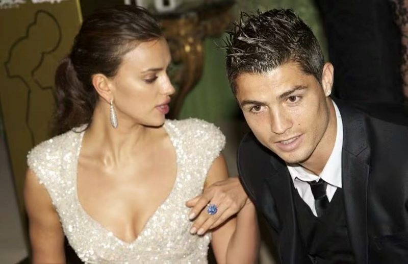 Irina e Cristiano Ronaldo em foto
