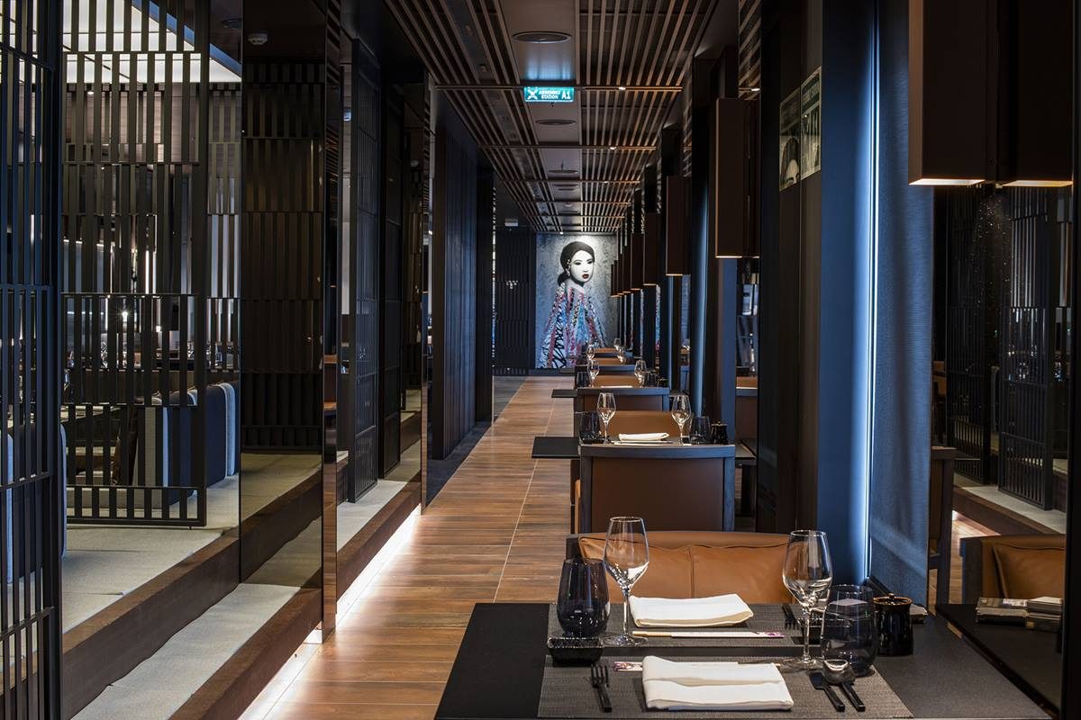 Restaurantes e bares são um dos principais atrativos do cruzeiro - Divulgação/Scenic Eclipse/ND