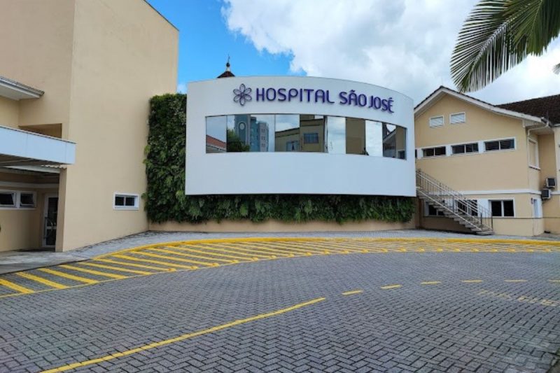 Fachada do Hospital São José em Jaraguá do Sul