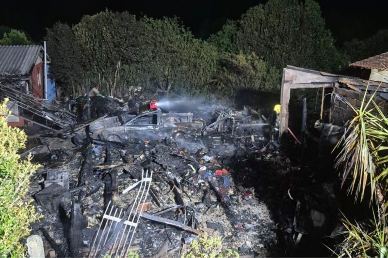 Incêndio em casa matou criança de 10 anos de idade 