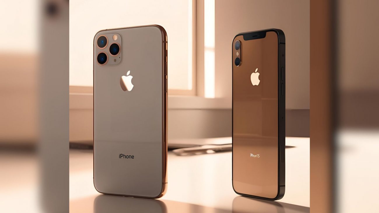 Ameaça será cumprida caso Apple siga fabricando Iphone fora dos EUA, foto mostra iphones em duas versões