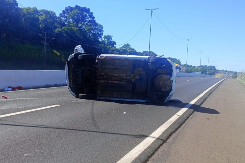 A v&iacute;tima n&atilde;o estaria usando o cinto de seguran&ccedil;a – Foto: Rep&oacute;rter Diego Antunes/NDTV