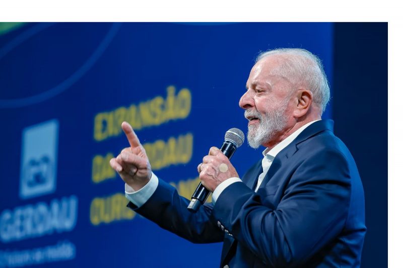 Presidente Lula durante evento