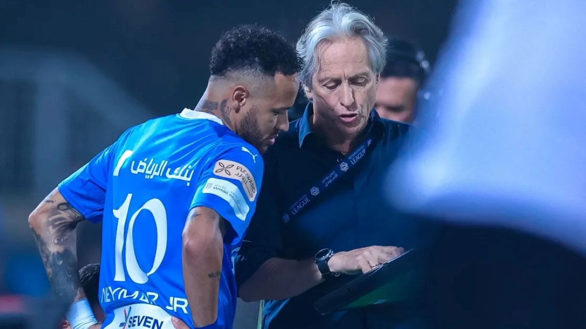 Neymar teria saído aborrecido do Al-Hilal após comentários de Jorge Jesus sobre seu desempenho físico - Neymar teria saído aborrecido com comentários de Jorge Jesus sobre seu desempenho físico