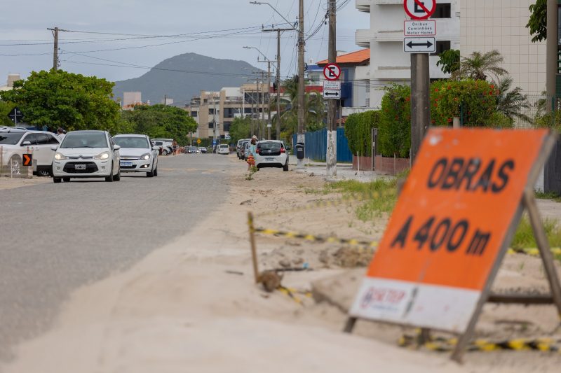 Obras rua das gaivotas