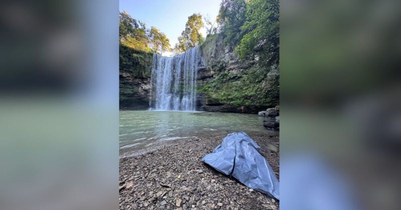 Cachoeira onde aconteceu morte por afogamento