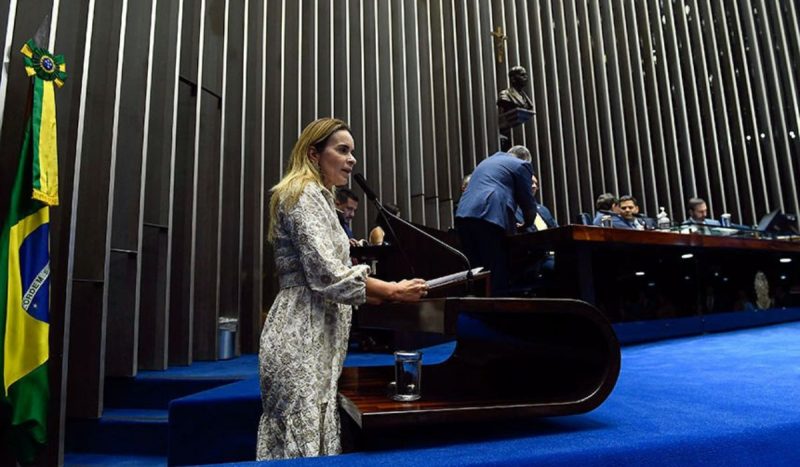 Daniella Ribeiro, senadora relatora do projeto que aumenta pena em casos de violência contra a mulher usando IA