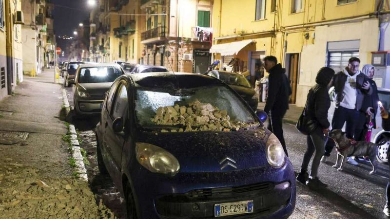 Terremoto na Itália deixou rastros de destruição em Nápoles 