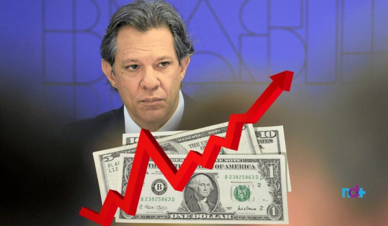 Valor do dólar fecha em alta nesta segunda-feira (24)