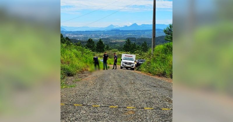 Corpo de vizinha em estrada de chão