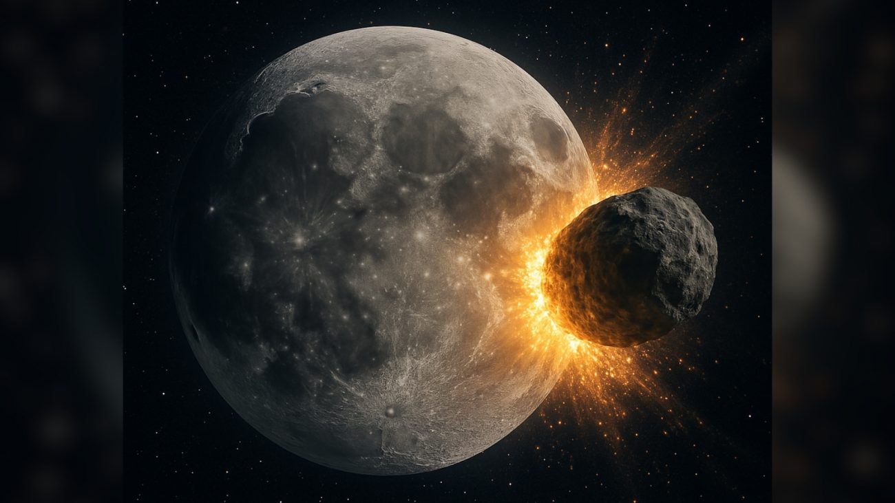 Colisão entre asteroide e a Lua deve enviar tempestade de