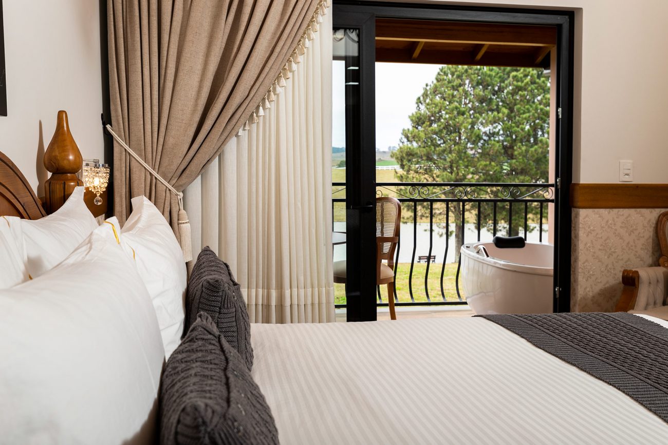 O Cerro Azul Hotel Fazenda está localizado na Coxilha Rica, em um cenário rico de belezas naturais - Cerro Azul/Divulgação