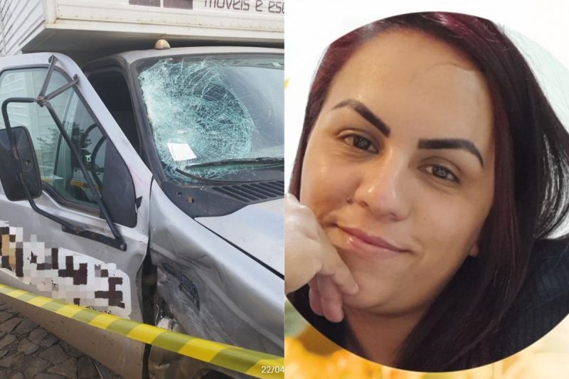 Mayara morreu no local do grave acidente em Pinheiro Preto, no Meio-Oeste de SC