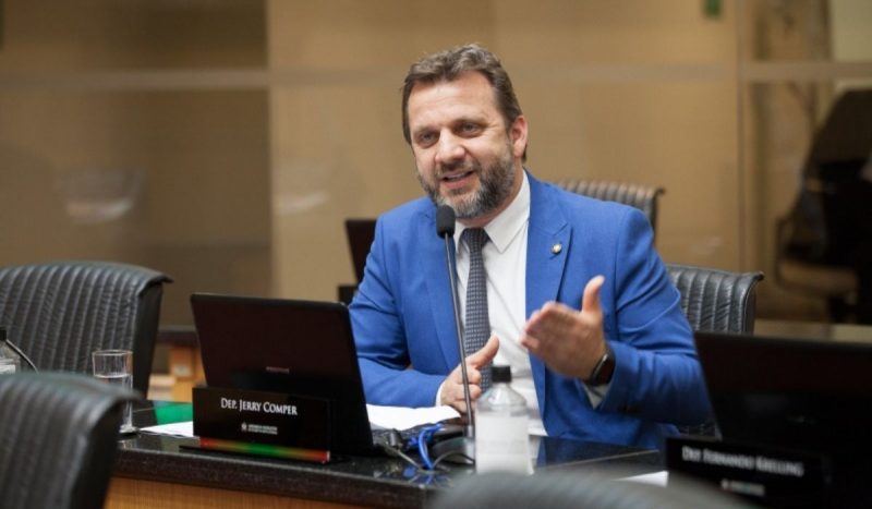 Deputado Jerry Comper – Foto: Jeferson Baldo/Ag&ecirc;ncia AL