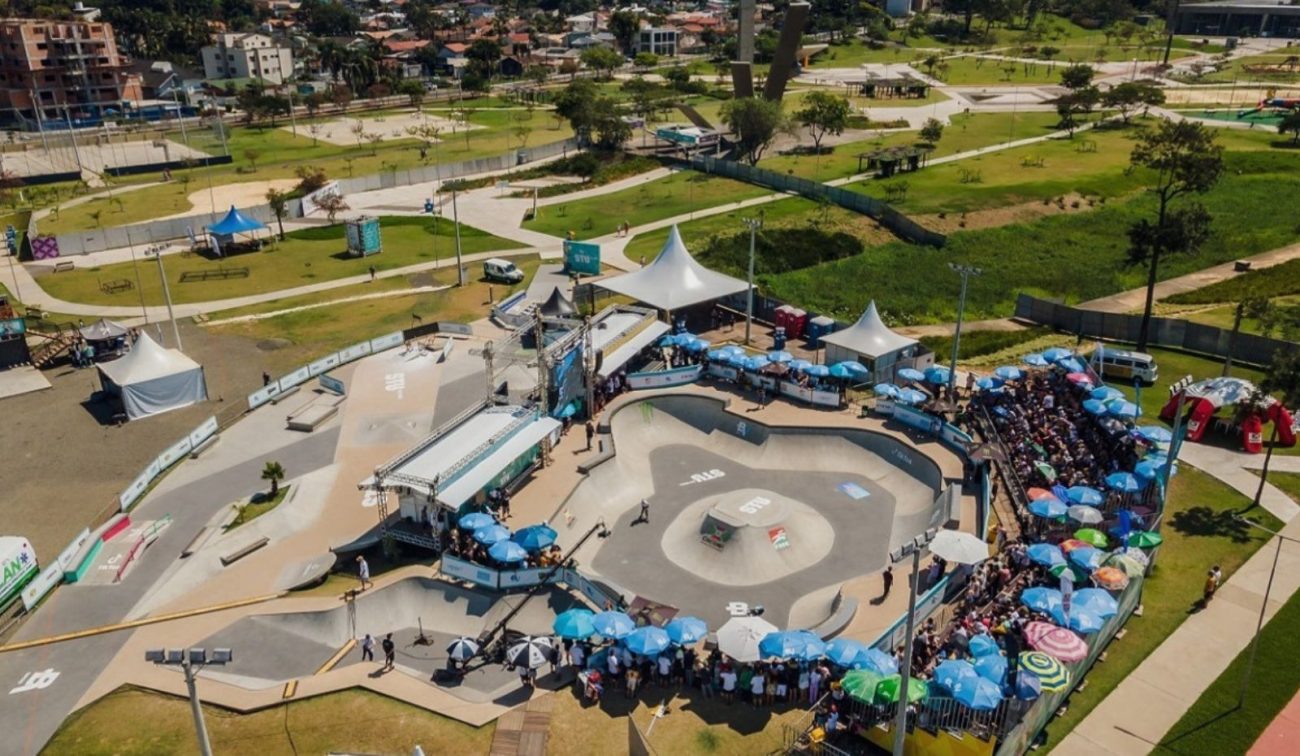 Pistas de skate de Criciúma no Parque Municipal Prefeito Altair Guidi