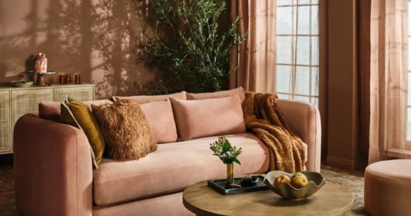 Sala Mocha Mousse Imagens de uma sala com a cor Mocha mousse, para mostrar como um ambiente ficaria nesse tom