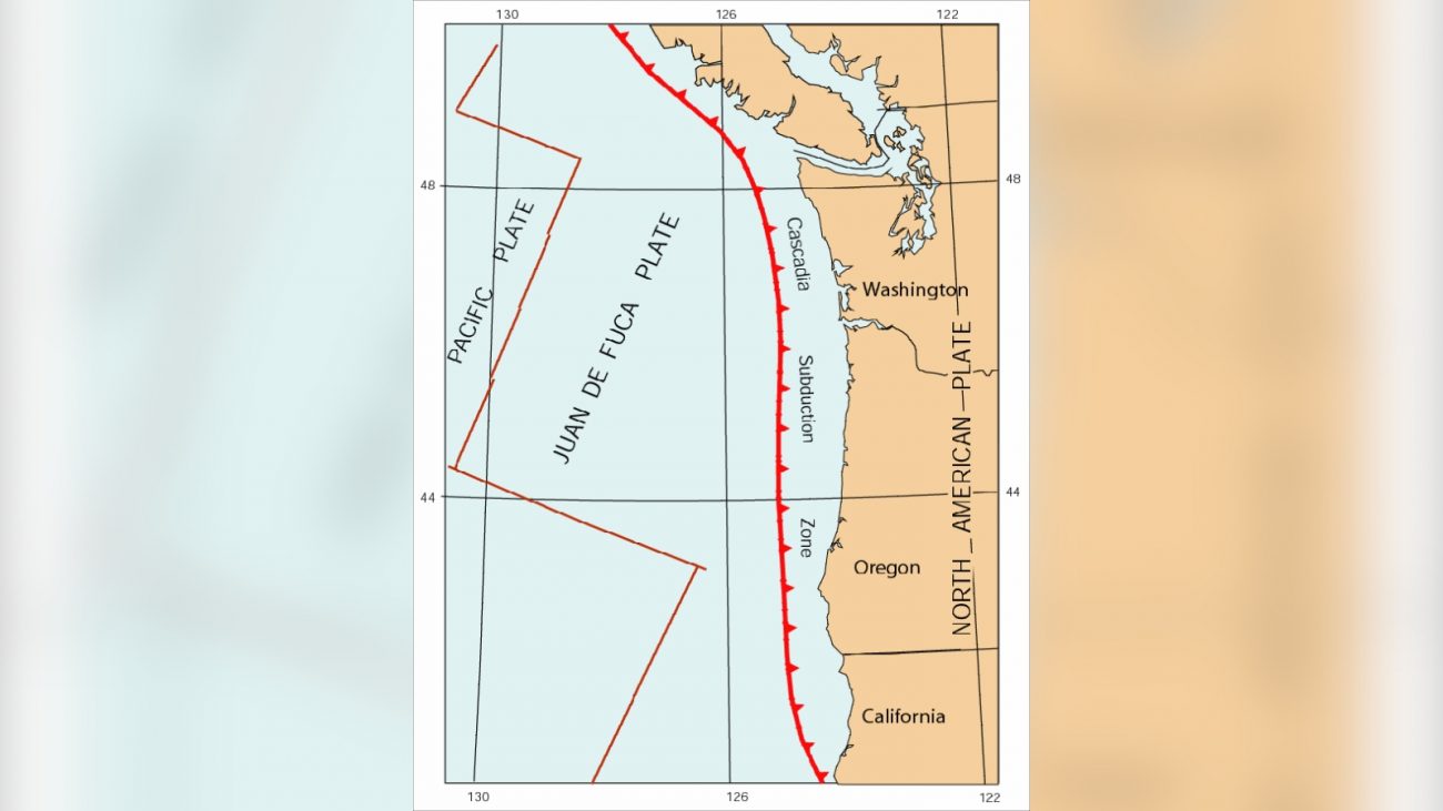 Falha de Cascadia, na Costa Oeste dos EUA, está sujeita a megaterremoto a qualquer momento