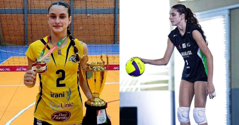 Catarinense Victória Resmini Martini foi selecionada para seleção de vôlei sub-19 que jogará na Croácia e Sérvia