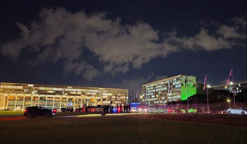 A situa&ccedil;&atilde;o no Congresso Nacional j&aacute; foi controlada – Foto: Luiz Rodrigues/NDTV
