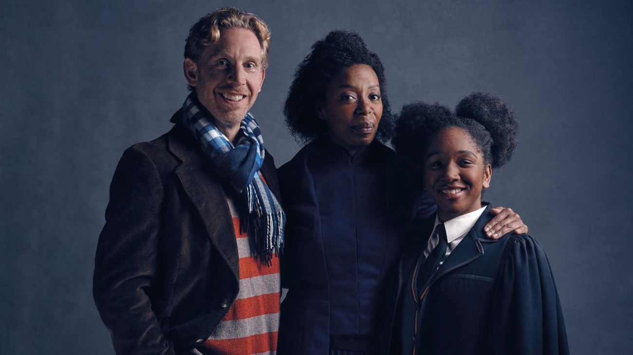 A família Granger-Weasley na peça teatral Cursed Child, em Londres A família Granger-Weasley na peça teatral Cursed Child, em Londres