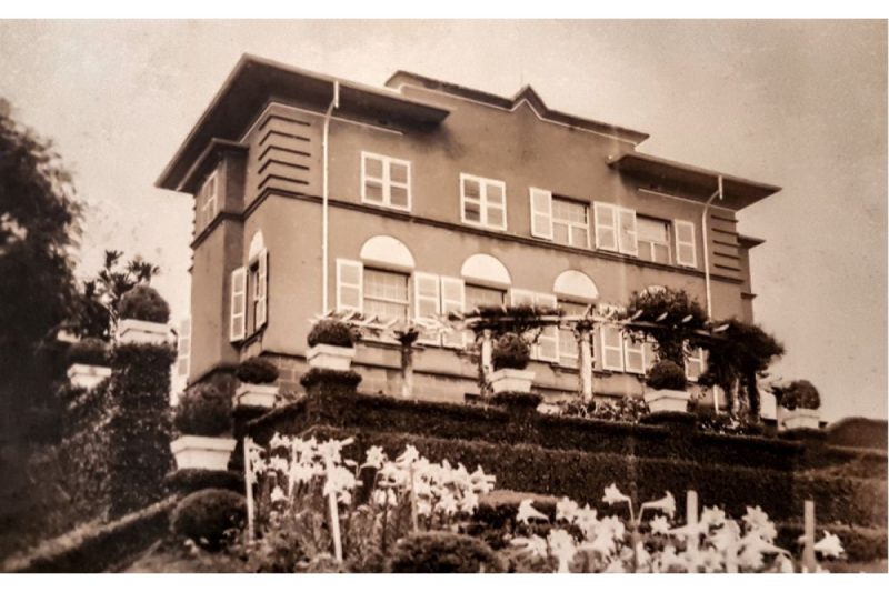 Casa que foi de cônsul Carlos Renaux Foto antiga casa que foi de cônsul Carlos Renaux