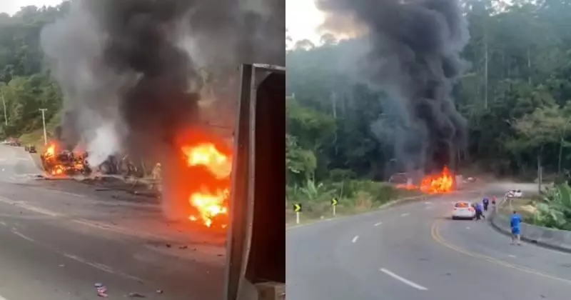 Gravíssimo acidente deixa 2 mortos e 11 feridos na Serra de Corupá Gravíssimo acidente deixa 2 mortos e 11 feridos na Serra de Corupá, em SC