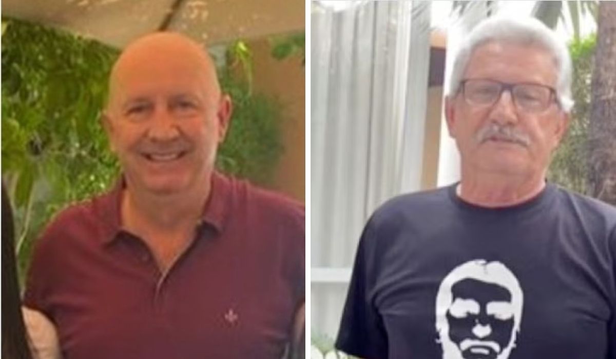 Advogado Roberto Zampieri (à esquerda), morto em Cuiabá, e Aníbal Manoel Laurindo, apontado como mandante do crime, à direita