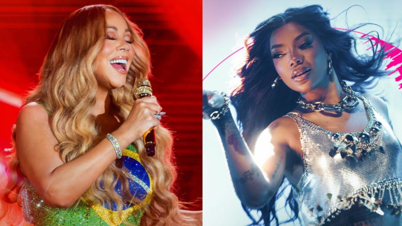 As cantoras Mariah Carey e Ludmilla 