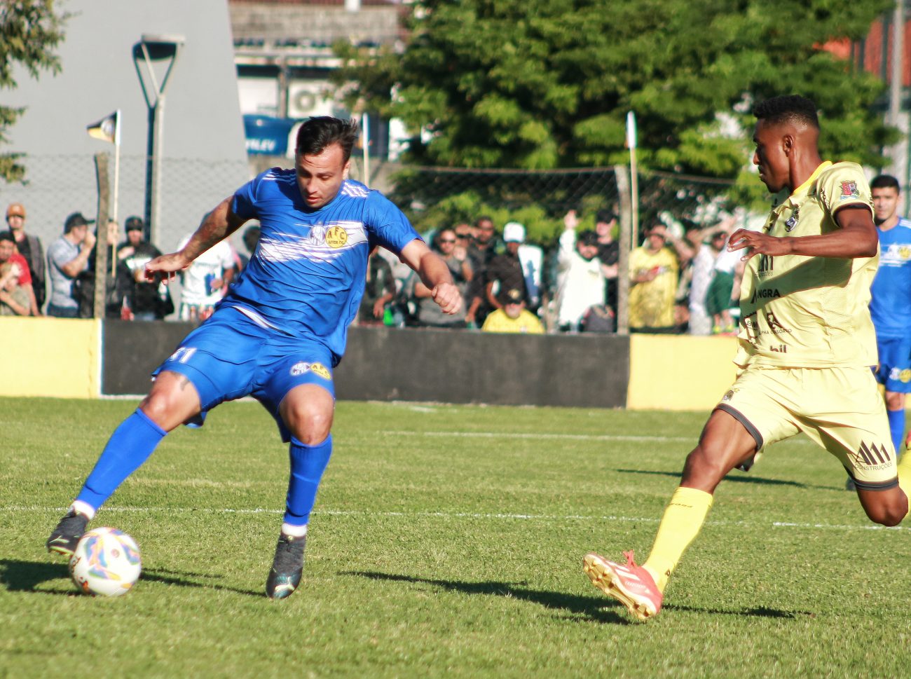 Final teve um gol e campe&atilde;o decidido – Foto: Rodrigo Polidoro/ND