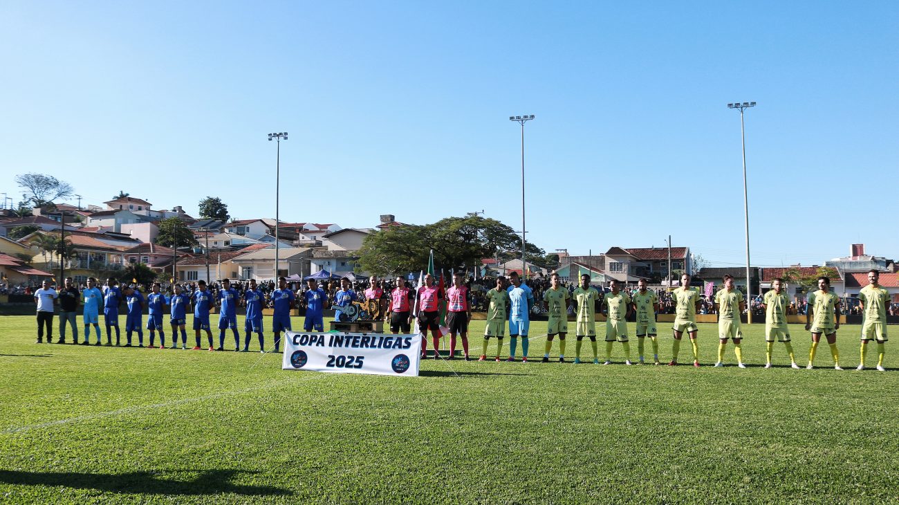 Times perfilados para a final da Copa Interligas 2025 – Foto: Rodrigo Polidoro/ND