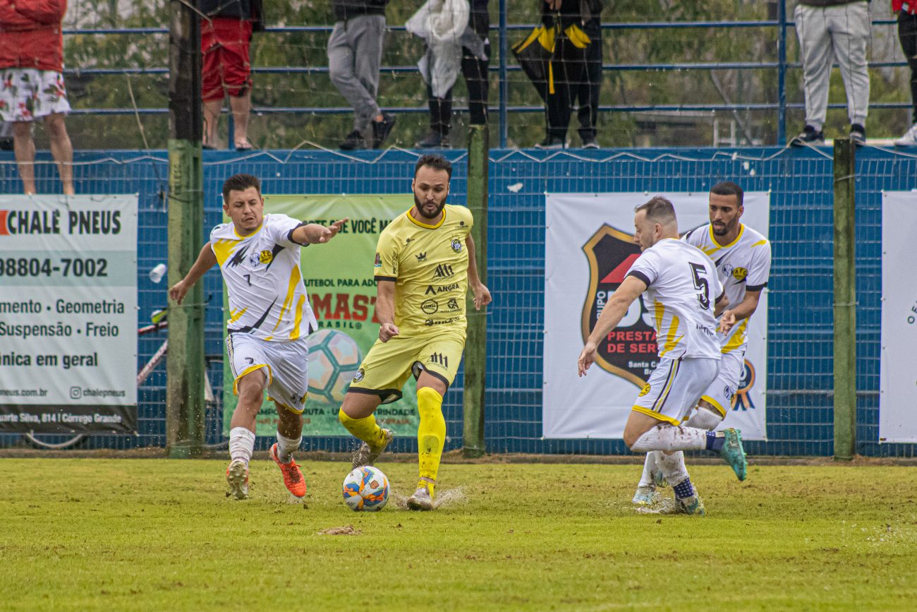 Equipes empataram no jogo de ida da final da Copa InterLigas – Foto: Eduardo Pauli/Bela Vista/ND