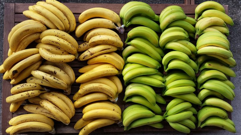 Banana Melhor estágio da banana para comer