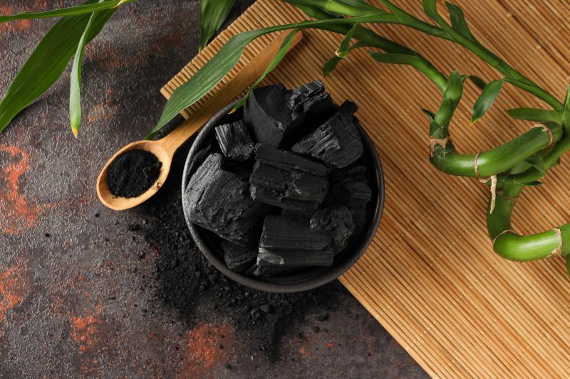 Carvão de bambu Imagem de carvão de bambu