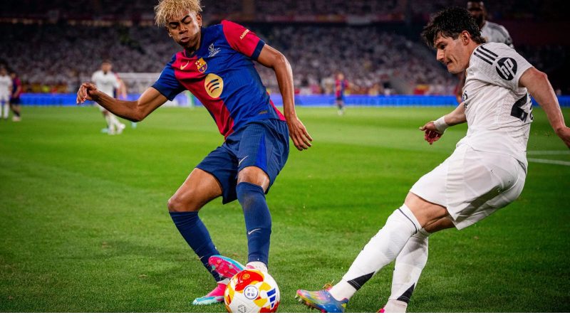 Barcelona x Real Madrid Barcelona x Real Madrid na decisão da Copa do Rey, no fim de abril