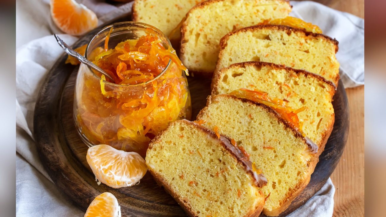 Imagem de bolo de tangerina para receita de bolo de tangerina